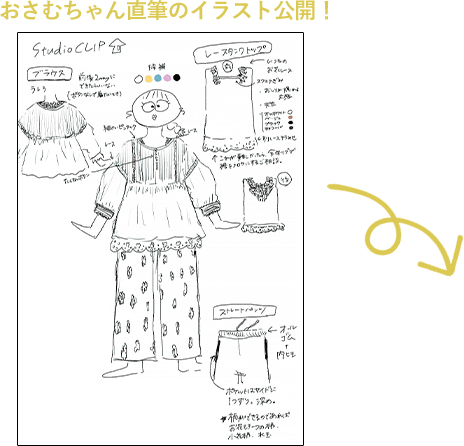 直筆のイラスト