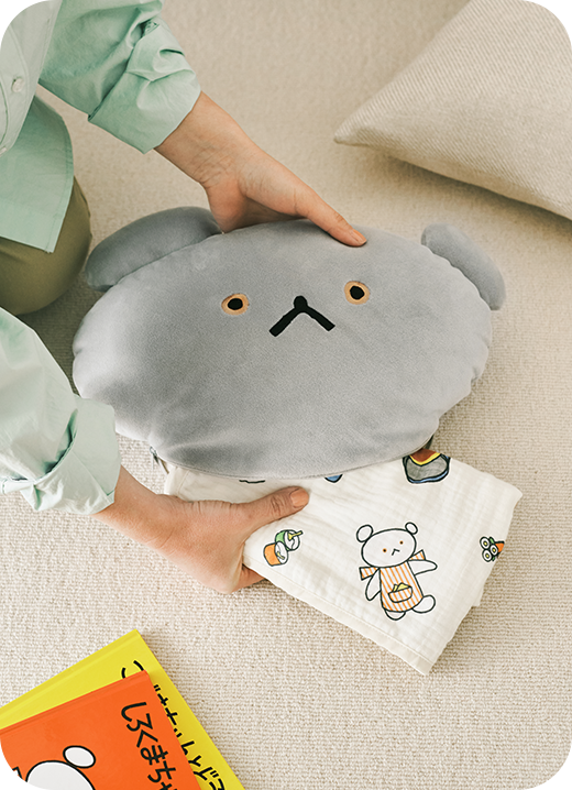 ブランケットinクッション