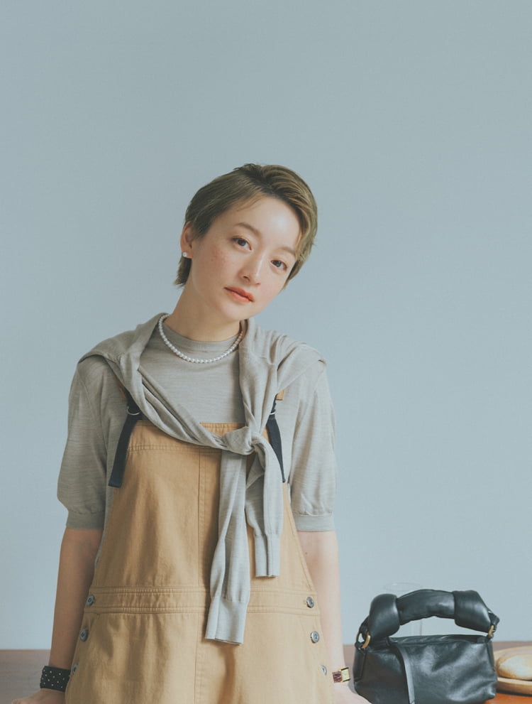 ユニオンランチ  ジャンパースカート  高山都 studio CLIP meets Miyako Takayama 2022ss